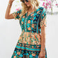 Floral Multicolored Romper