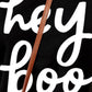 HEY BOO Halloween Spooky Graphic T-Shirt