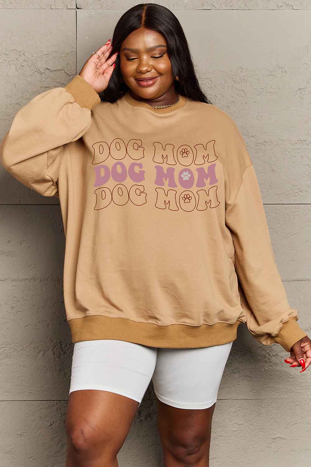 Dog Lover Graphic Dog Mom Sweatshirt