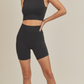 Seamless Crop Top & Biker Short Set, Yoga Running Set, Lounge Wear, Gym Set, Gift Idea
