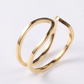 Gold Plated Wrapped Finger Ring for Girls Women
