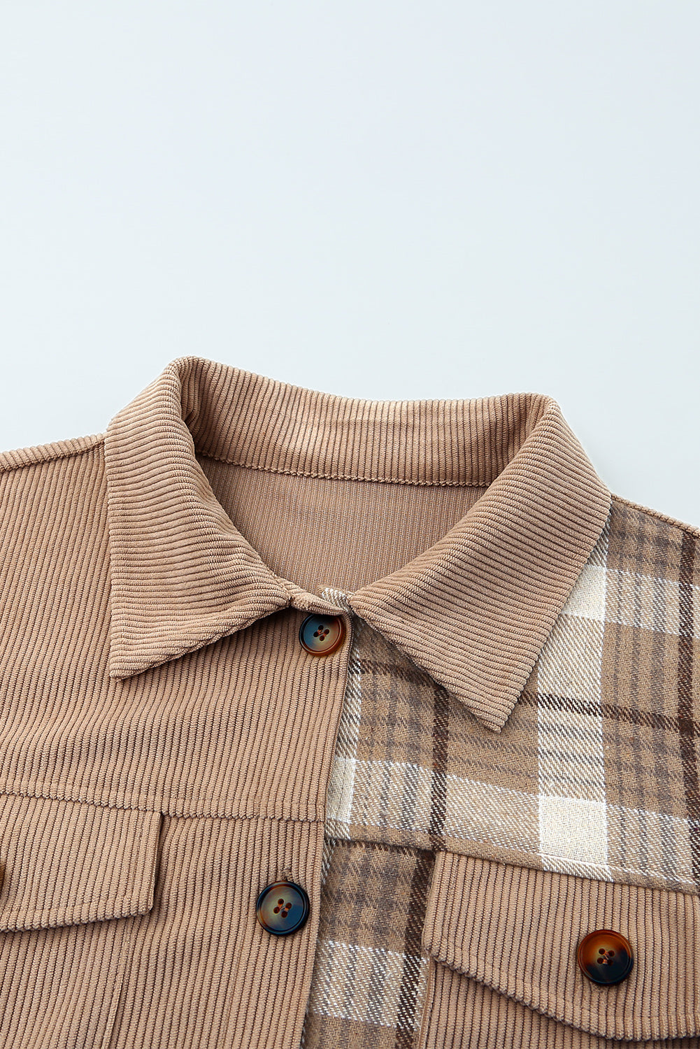 Plaid Corduroy Jacket