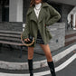 Women's Zip-Up Collared Teddy Shacket