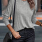 Round Neck Long Sleeve Soft T-Shirt