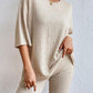 Ribbed 2 Piece Top and Shorts Set