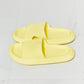 Yellow Open Toe Summer Rubber Sandal