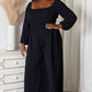 Black Casual Chic Jumpsuit with Pockets