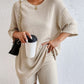 Ribbed 2 Piece Top and Shorts Set