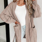 Casual Chic Long Cable-Knit Cardigan