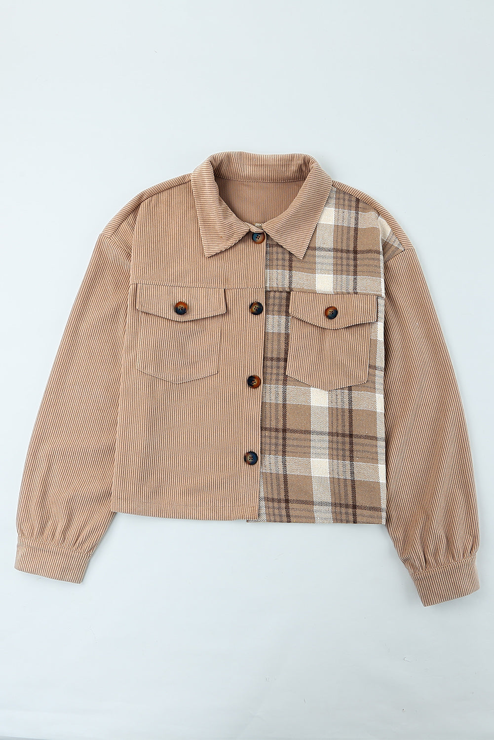 Plaid Corduroy Jacket