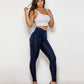 Shascullfites Zip Detail High Waist Leggings
