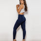 Shascullfites Zip Detail High Waist Leggings