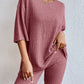 Ribbed 2 Piece Top and Shorts Set