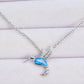 Hummingbird 925 Sterling Silver Necklace Birthday Mom Gift Idea