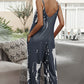 Tie-Dye Spaghetti Strap Jumpsuit with Pockets