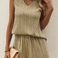 Women's 2 Piece Textured Tank and Shorts Set