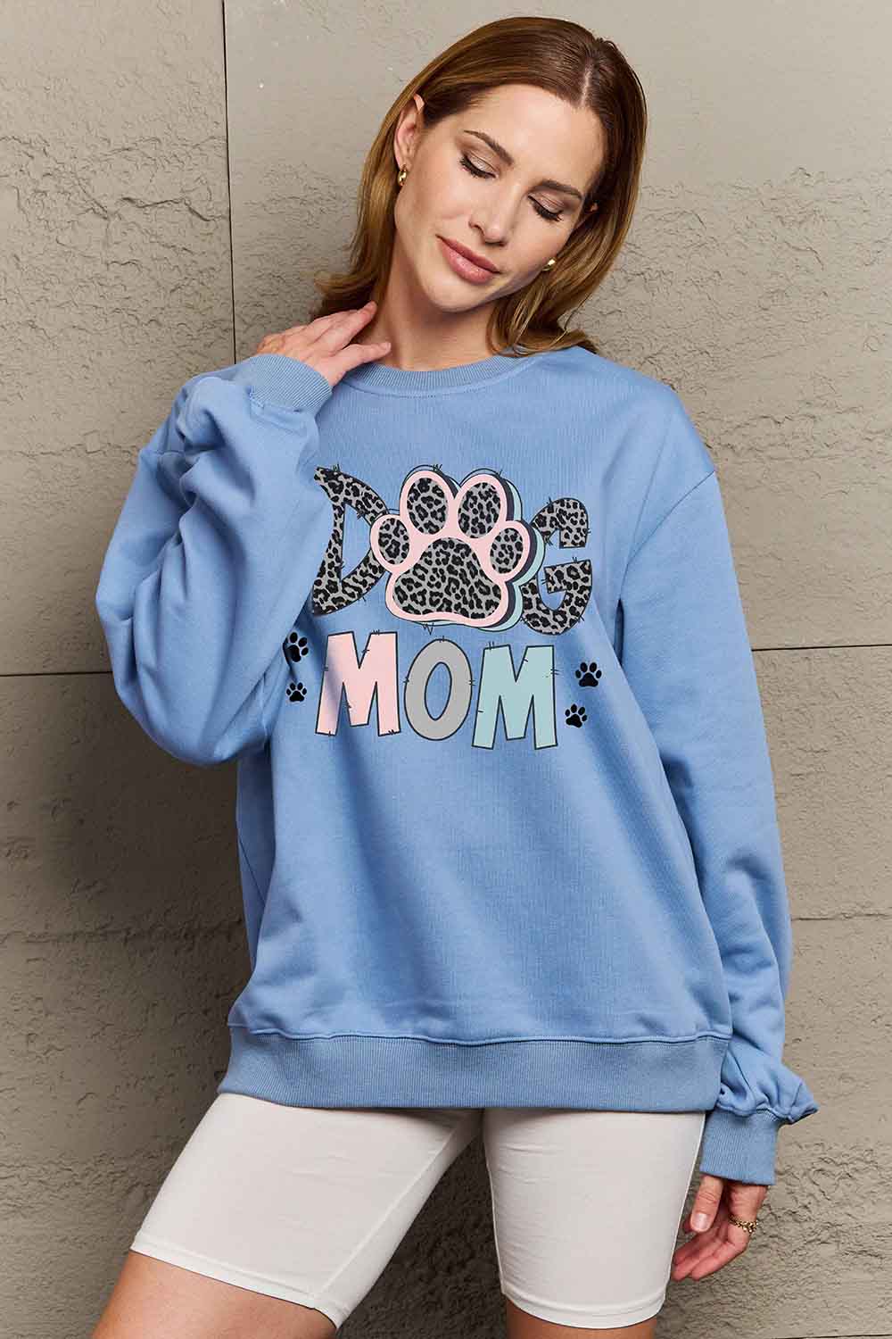 Dog Lover Dog Mom Graphic Sweatshirt