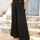 Buttoned High Waist Relax Fit Long Pants